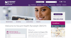 Desktop Screenshot of nhrandolphobgyn.org